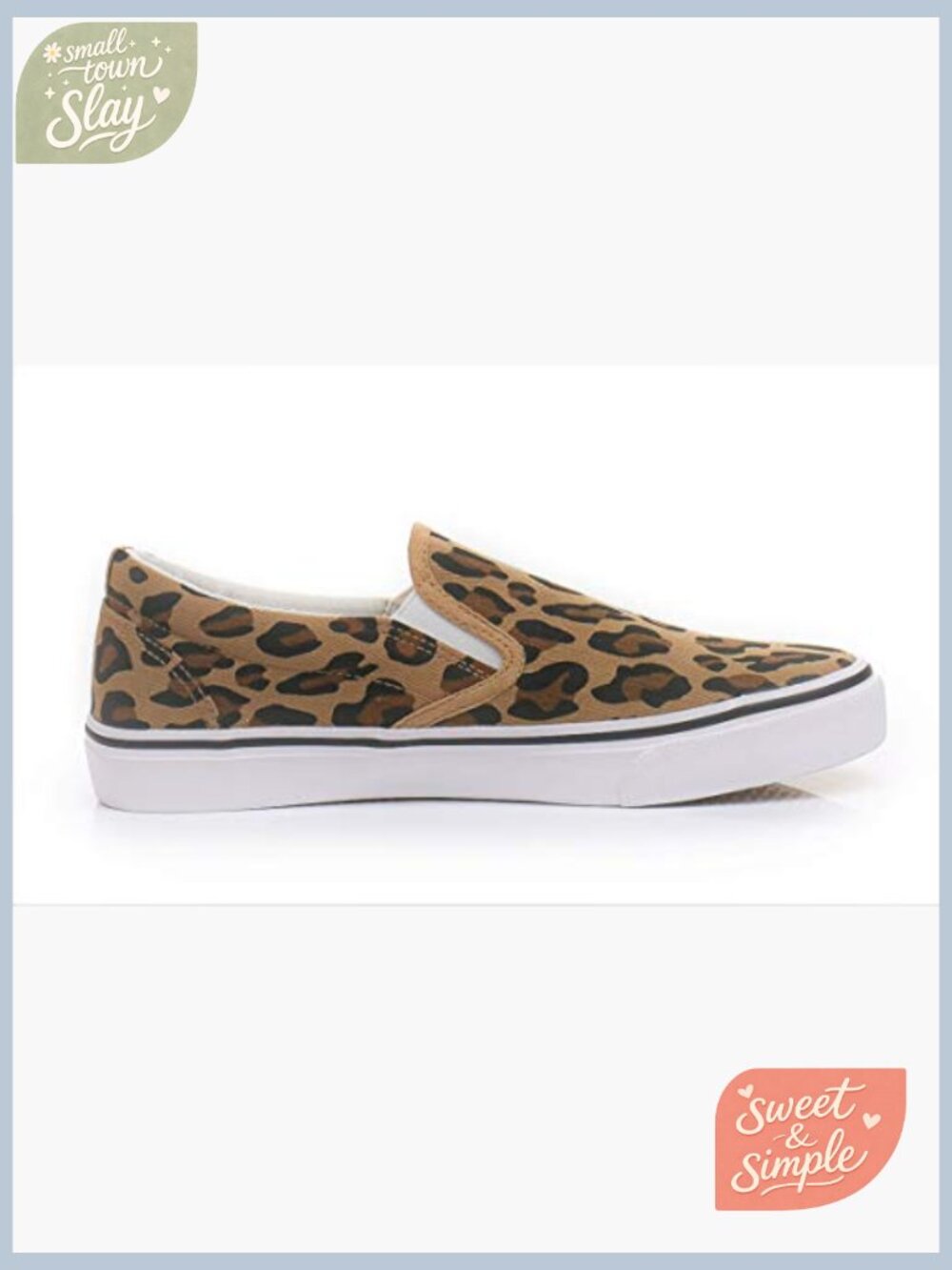 Unisex Classic Slip On Sneakers Memory Foam Comfort - Picture 4 of 7